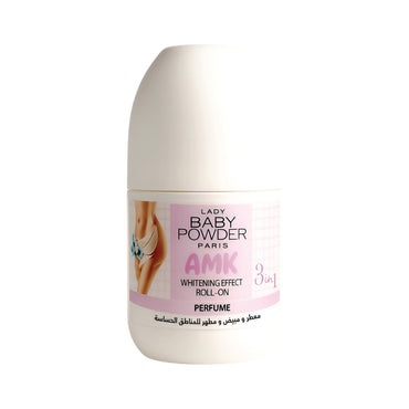 AMK Lady Baby Powder Whitening Effect Roll On 50ml