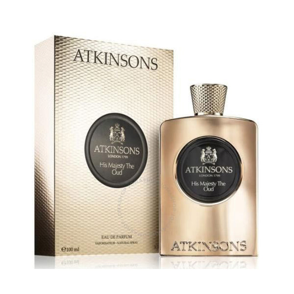 عطر اتكينسونز هيز ماجيستي ذا عود للرجال، بخاخ عطري، 100 مل عطر اتكينسونز هيز ماجيستي ذا عود للرجال، بخاخ عطري، 100 مل