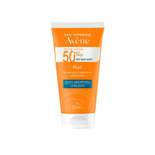 Load image into Gallery viewer, Avene Fluid Sunscreen 50ml + Free Thermal Water 50ml