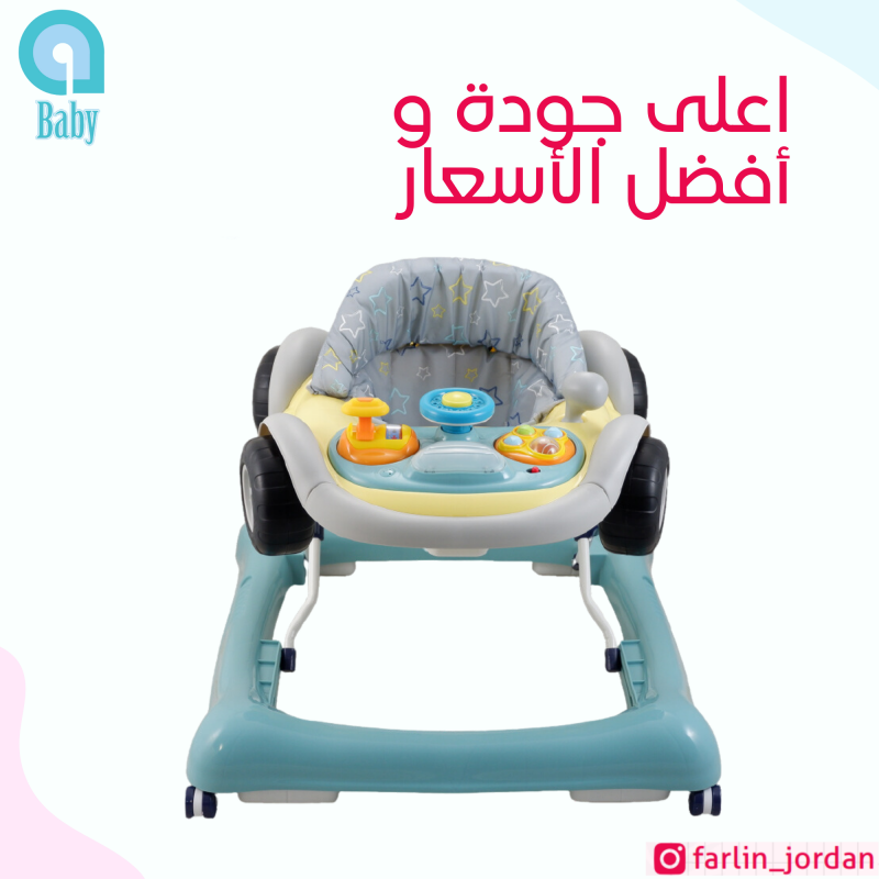 مشاية أطفال موسيقية على شكل سيارة من Ababy مشاية أطفال موسيقية على شكل سيارة من Ababy