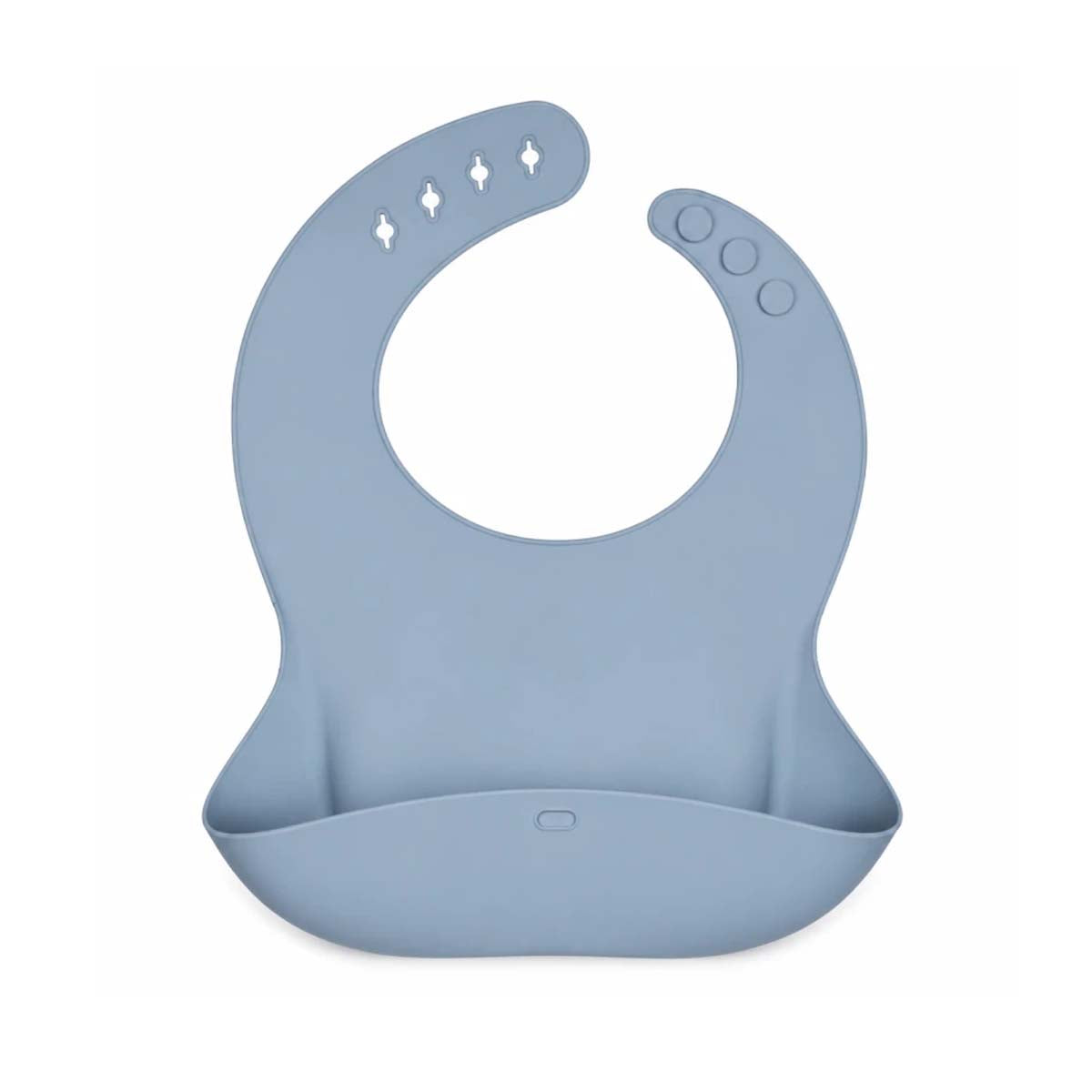Ababy Waterproof Silicone Baby Bib Adjustable Neck With Wide Food Catching Pocket 1 Piece