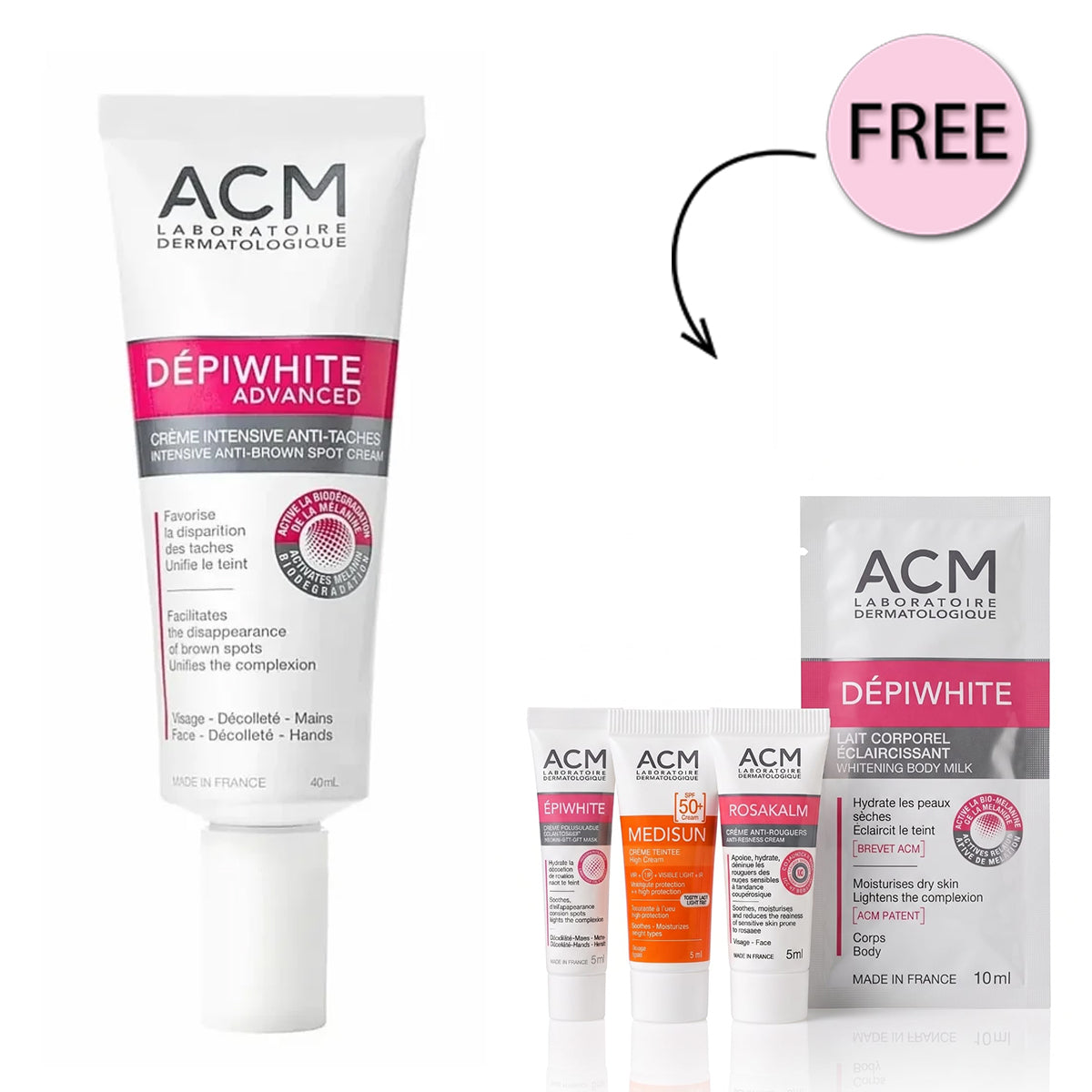 Acm Depiwhite Advanced Cream 40ml +Free samples