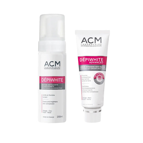 Acm Depiwhite Cleansing Foam 200ml + Acm Depiwhite Advanced Cream 40ml Offer