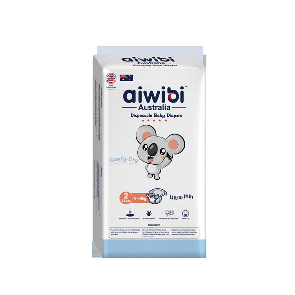 Aiwibi Baby Diapers 2 ( 52 Pcs Size Small )