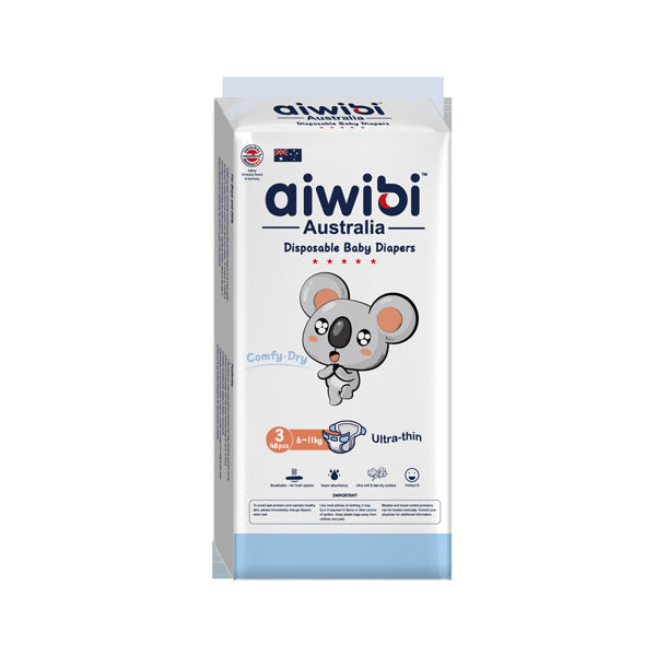 Aiwibi Baby Diapers 3 ( 48 Pcs Size Medium )