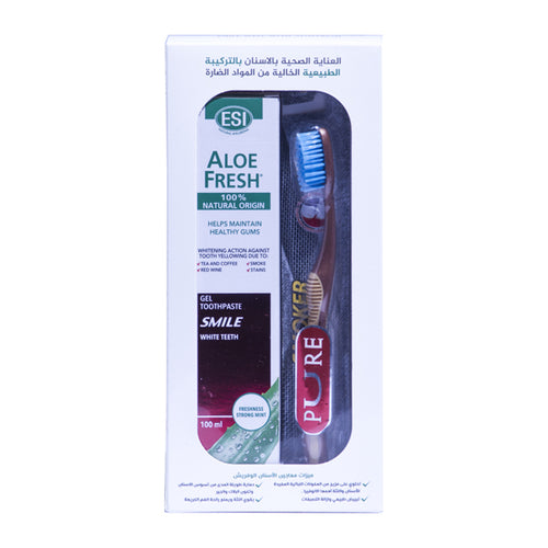 Aloe Fresh Smile Toothpaste & Pure Smoker Toothbrush Offer