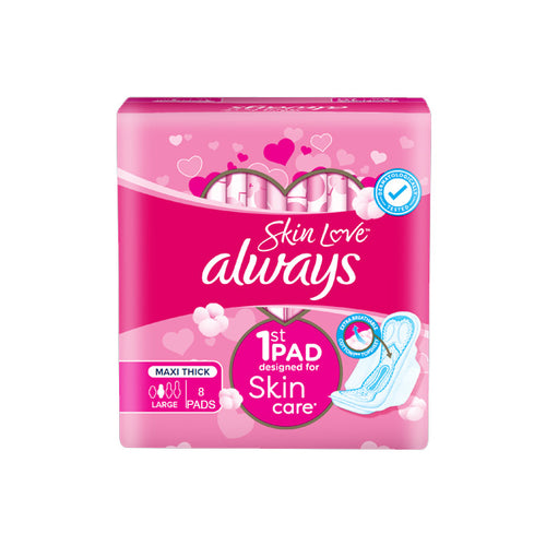 Always Breathable Soft Maxi Thick Large Sanitary Pads With Wings 8 Pads