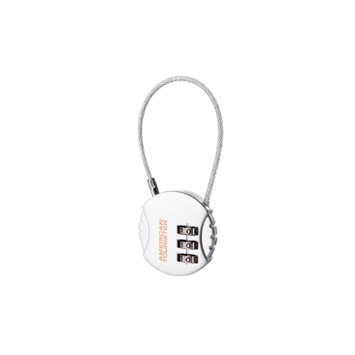 American Tourister 3-dial Combi Cable Lock Silver