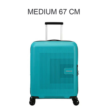 American Tourister Aerostep Carry-on Suitcase Turquoise Tonic