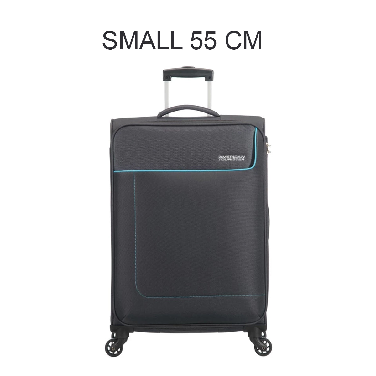 American Tourister Jamaica Soft Luggage Travel Trolley Bag Black