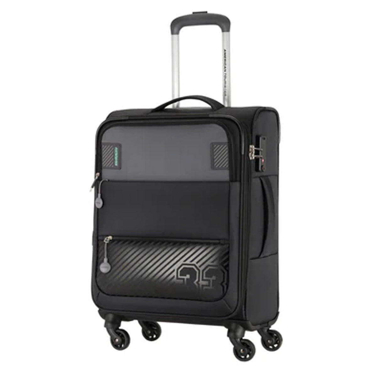 American Tourister Majoris Spinner Soft Large Check-in Luggage Trolley Bag Black