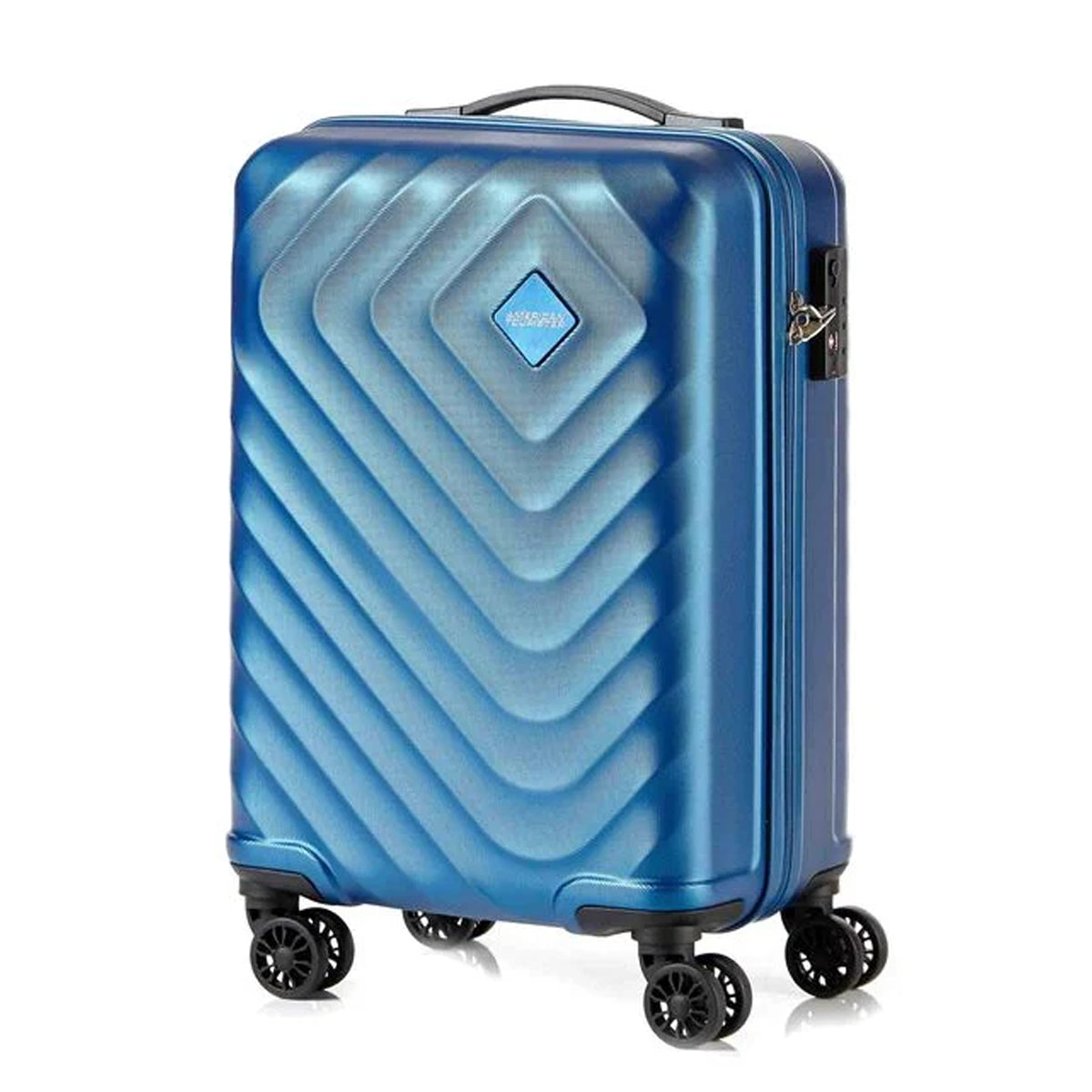 American Tourister Senna Spinner TSA Carry On Luggage Blue