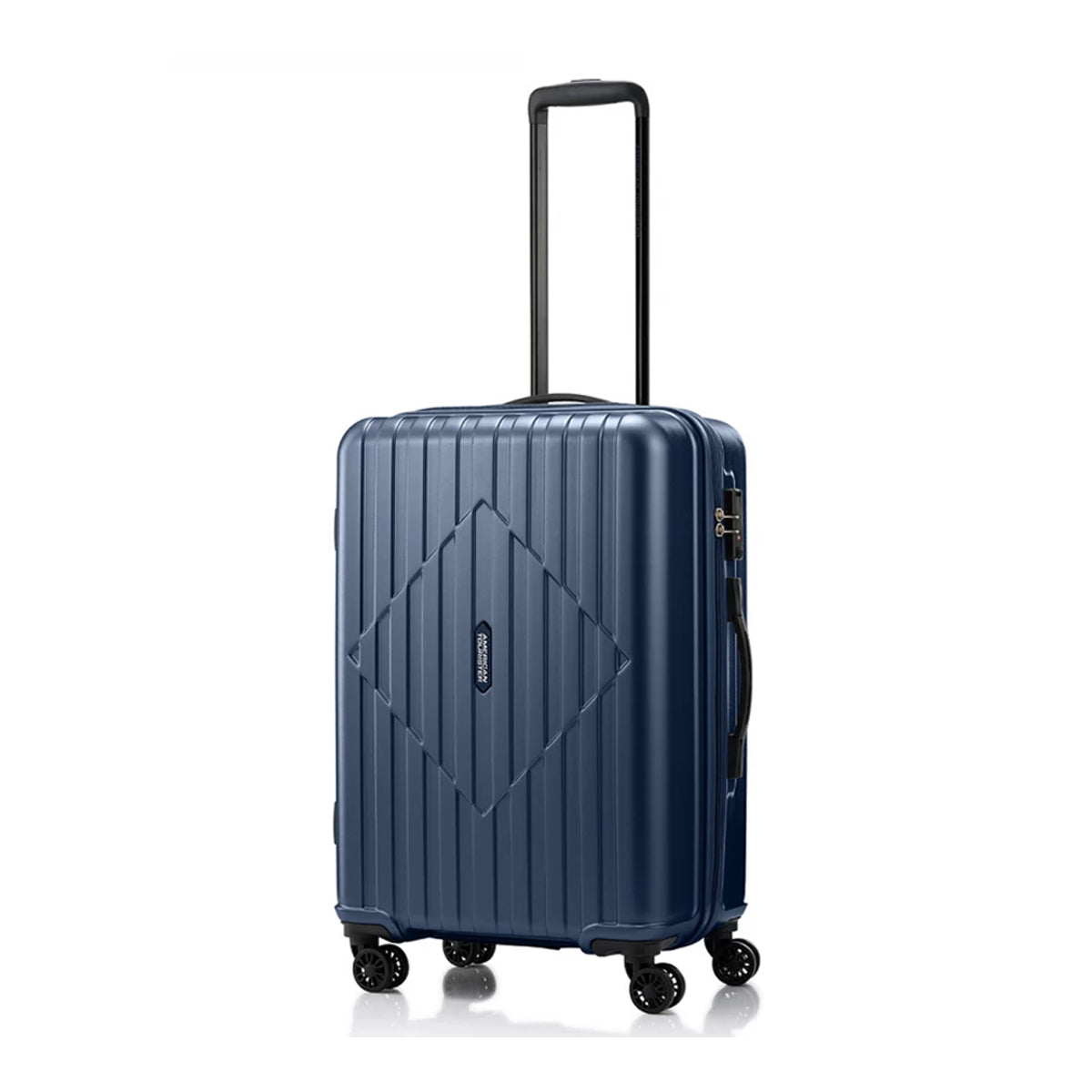American Tourister Skytrac Hardside Spinner Carry On Luggage Navy