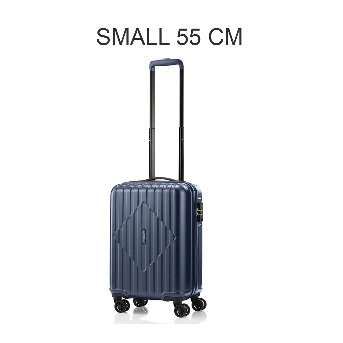 American Tourister Skytrac Hardside Spinner Carry On Luggage Navy