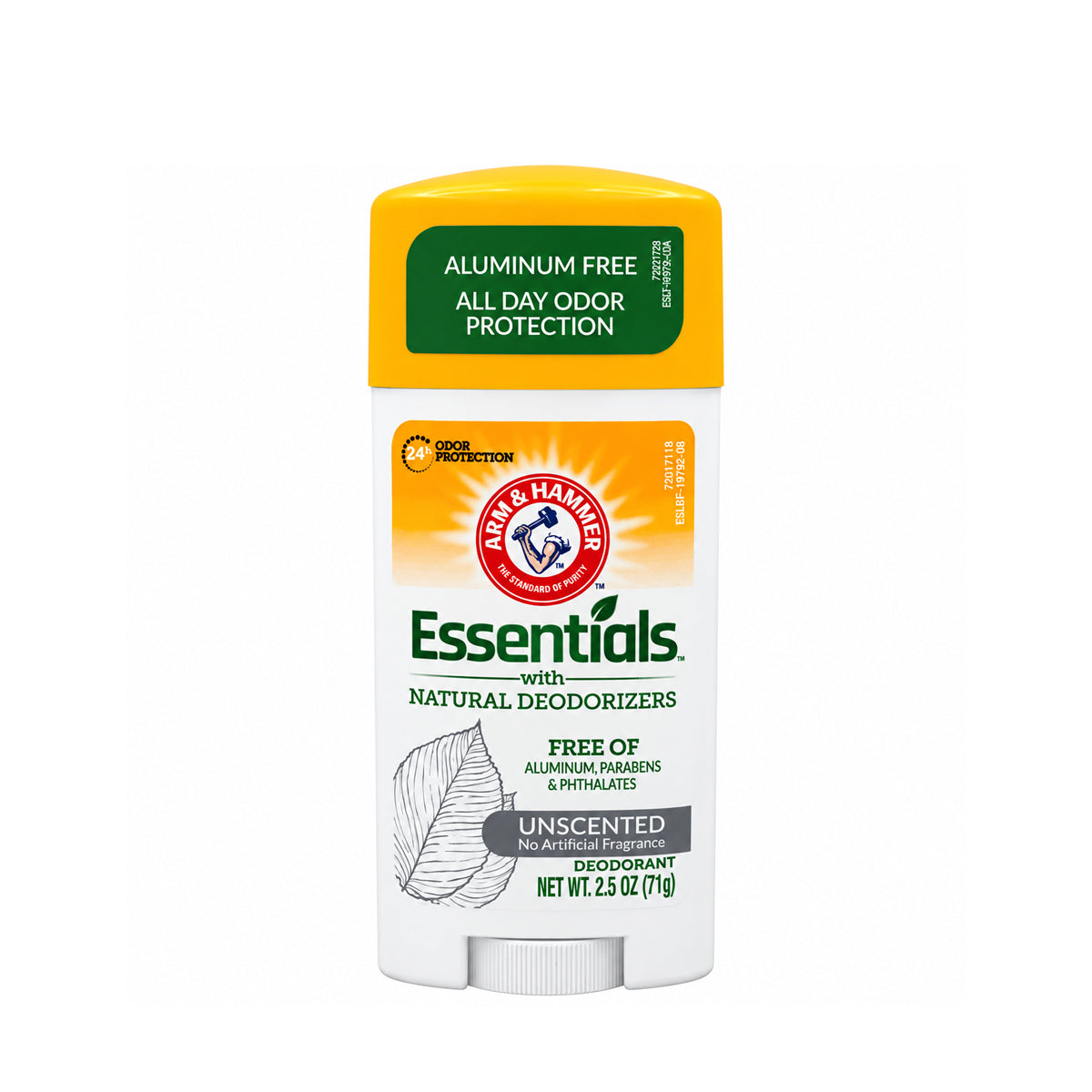 Arm & Hammer Essentials Unscented Deodorant 71GM