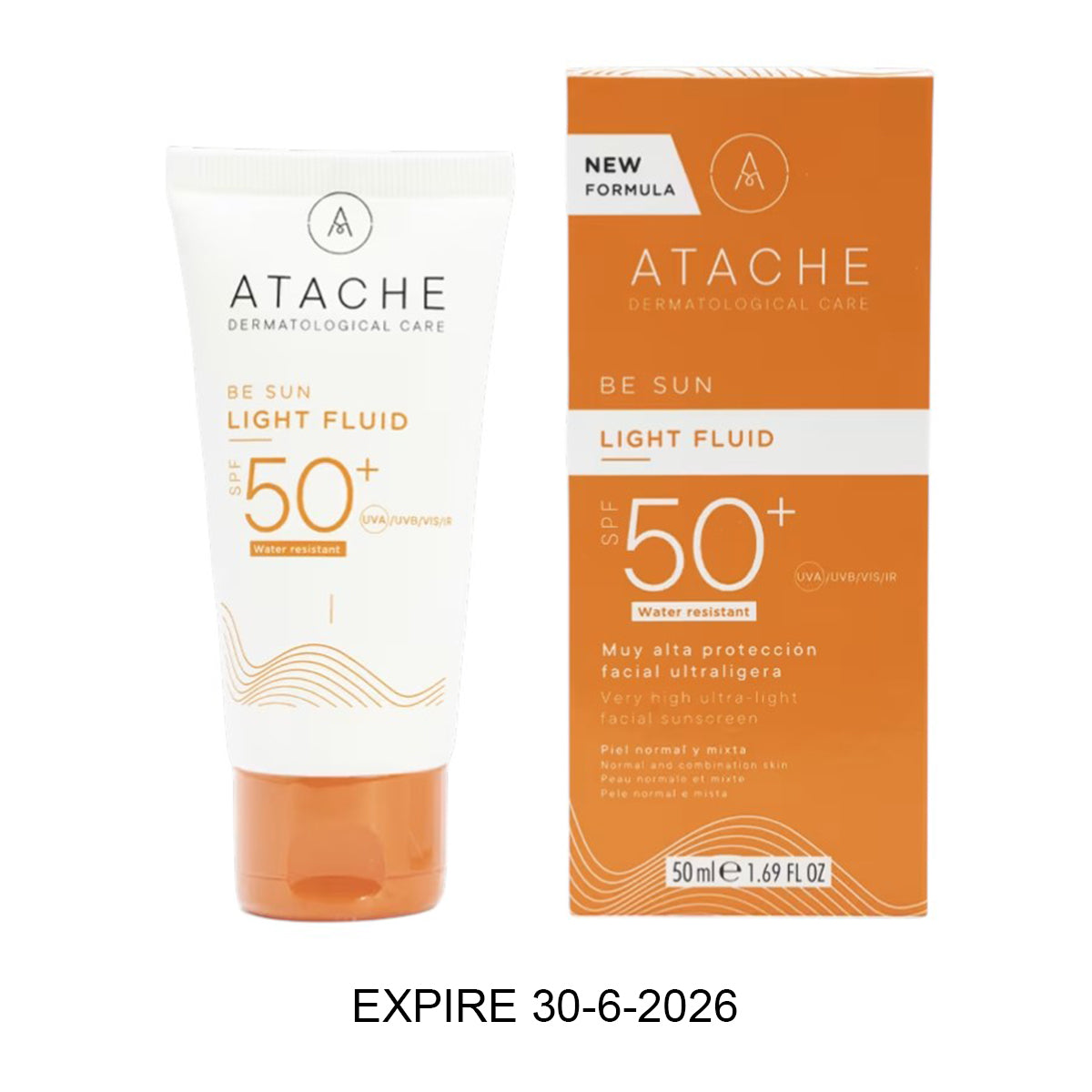 Atache Be Sun Light Fluid Spf 50+ 50ml