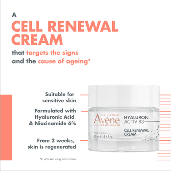 Avene Hyaluron Activ B3 Cell Renewal Cream 50ml