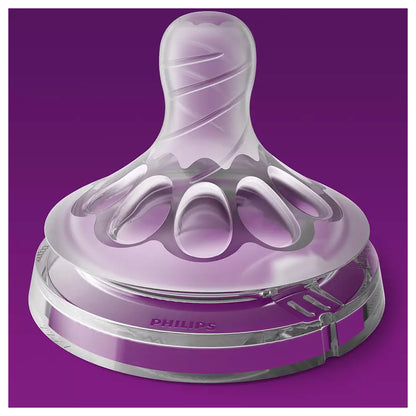 Avent Natural 2 Medium Flow Teats, 3 Holes