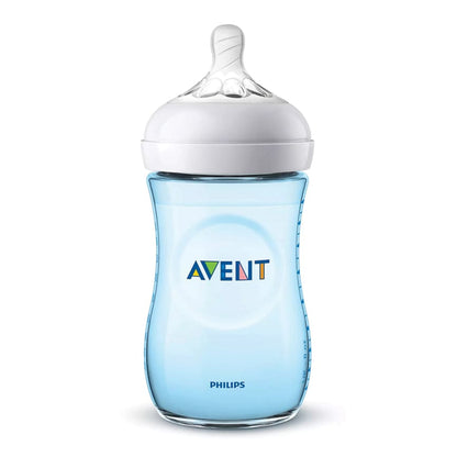 Avent Natural Baby Bottle 260ml - Blue