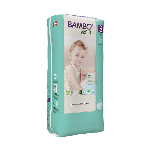 BAMBO (SIZE 3, 4-8 KG, 52 NATURE DIAPERS)