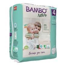 Load image into Gallery viewer, BAMBO (SIZE 4+7-14 KG, 24 NATURE DIAPERS)