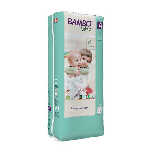 BAMBO (SIZE 4, 7-14 KG, 48 NATURE DIAPERS)