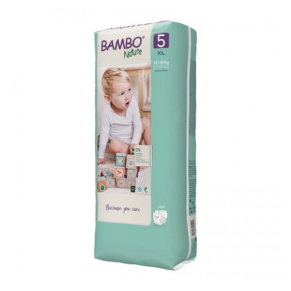 BAMBO( SIZE 5 ,12-18 KG, 44 NATURE DIAPERS)