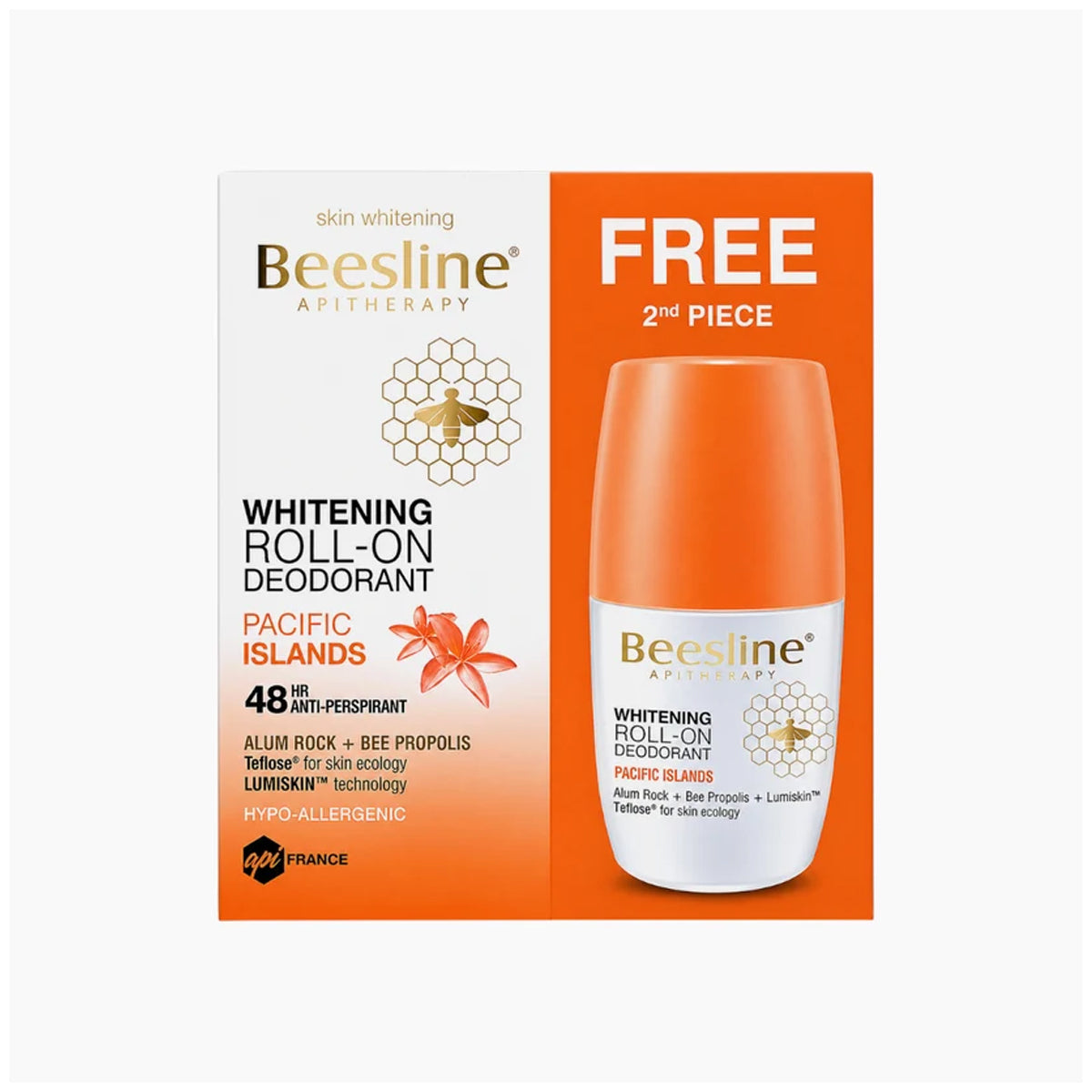 Beesline Whitening Roll-on Deodorant Pacific Islands + Free Beesline Whitening Roll-on Deodorant Pacific Islands
