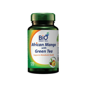 BIO ENERGY TECH AFRICAN MANGO & GREEN TEA 120 CAPSULES
