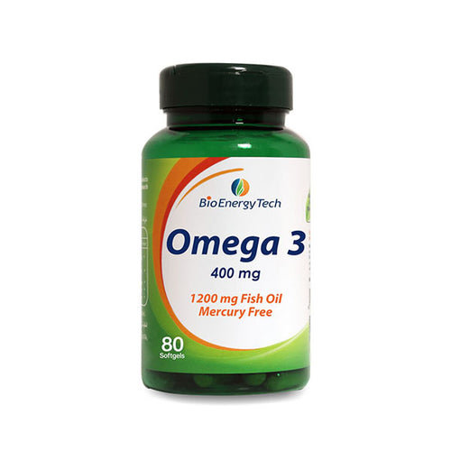 BIO ENERGY TECH OMEGA 3 400 MG 80 CAPSULES