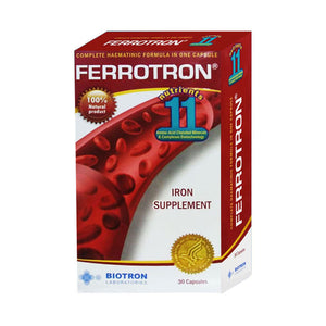 BIOTRON FERROTRON IRON SUPPLEMENT WITH NUTRIENTS 30 CAPSULES