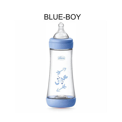 Chicco Feeding Baby Bottle Silicone Teat Perfect 5 4m+ Fast Flow 300ml
