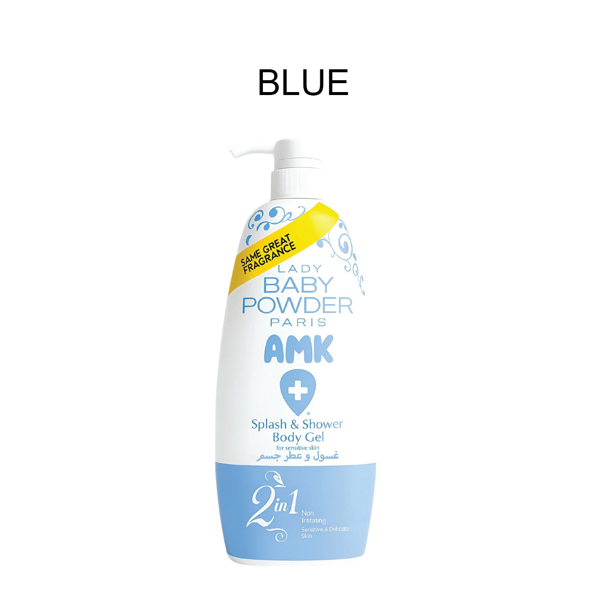AMK Lady Baby Powder Splash & Shower Body Gel 800ml