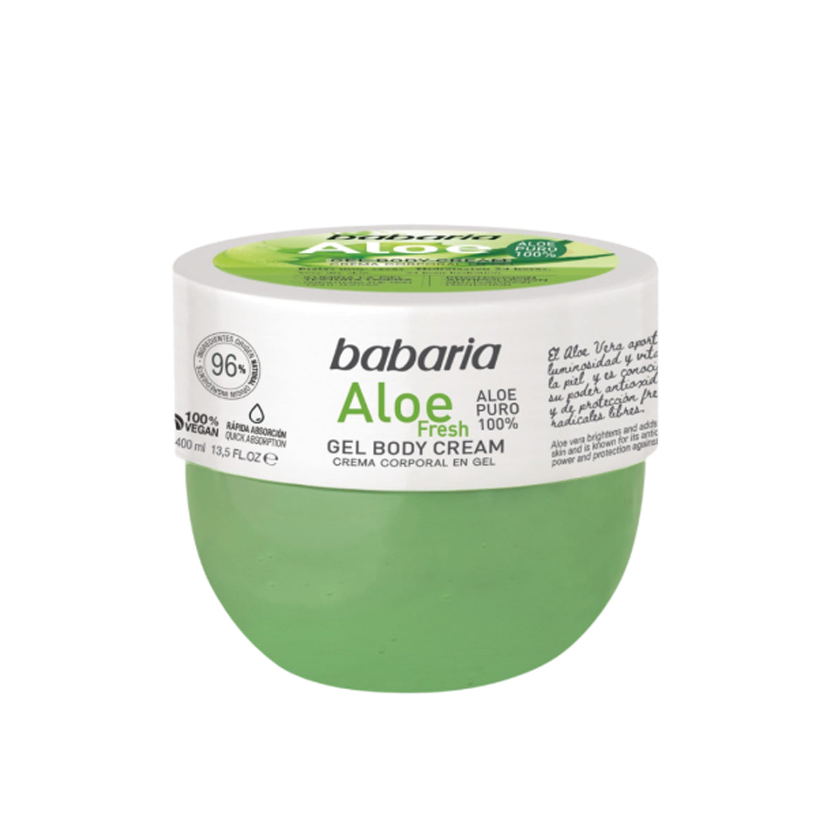 Babaria Aloe Fresh Gel Body Cream 400ml Babaria Aloe Fresh Gel Body Cream 400ml