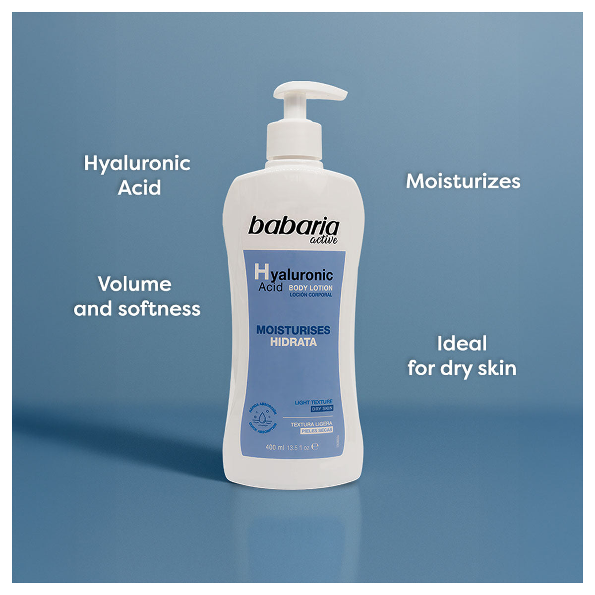 Babaria Hyaluronic Acid Body Lotion 400ML