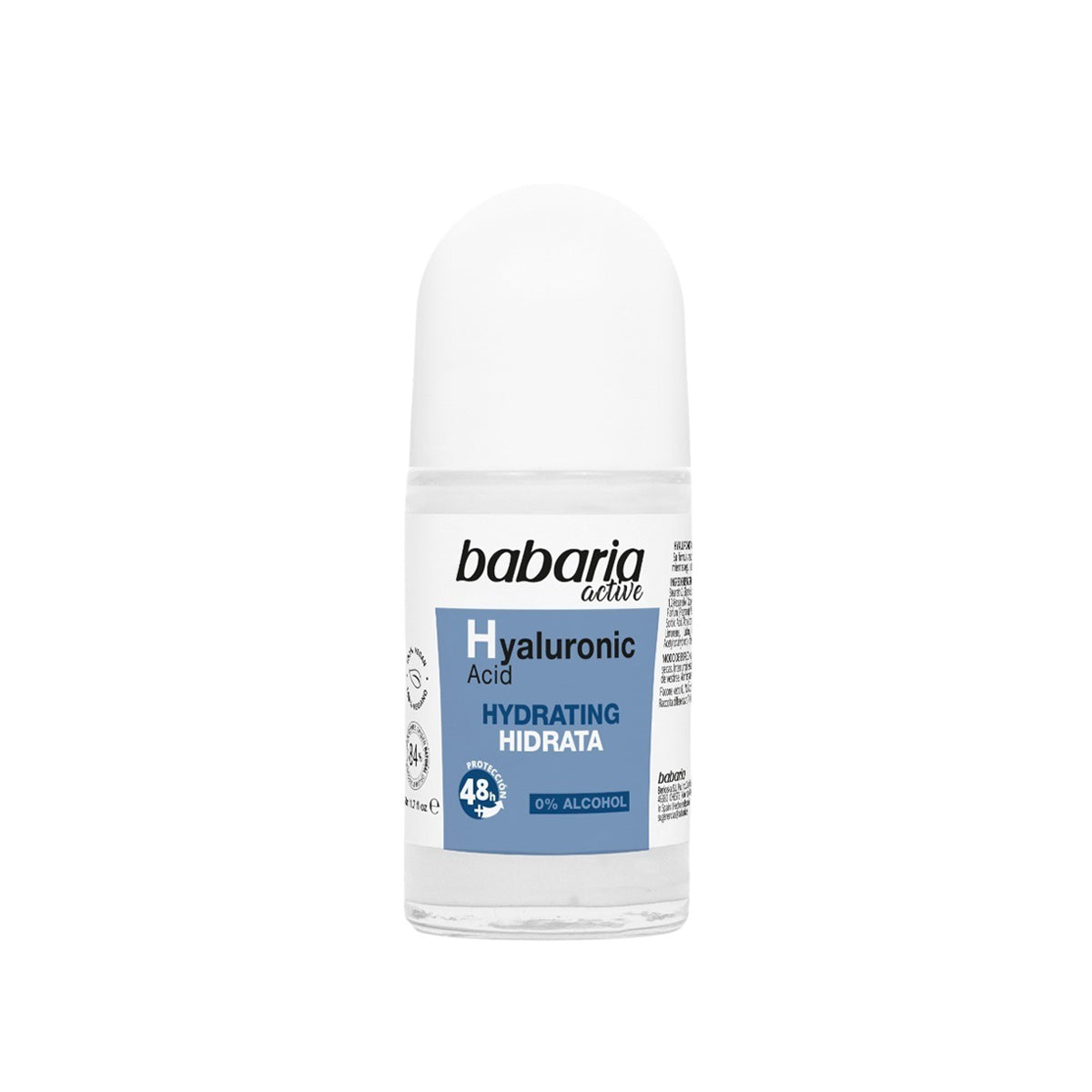 Babaria Hyaluronic Acid Roll On Ultra Moisturizing Deodorant 50ml Babaria Hyaluronic Acid Roll On Ultra Moisturizing Deodorant 50ml
