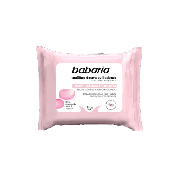 Babaria Rosehip Make Up Remover Wipes