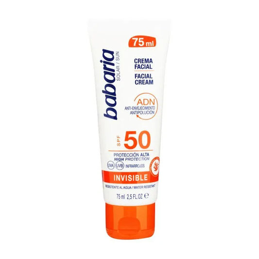 Babaria Spf 50 Invisibel Face Cream 75ml