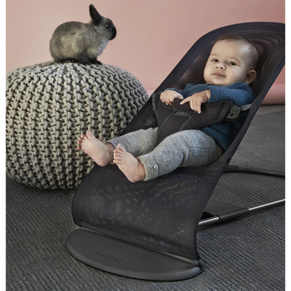 BabyBjorn Bouncer Bliss Anthracite, Mesh - Black