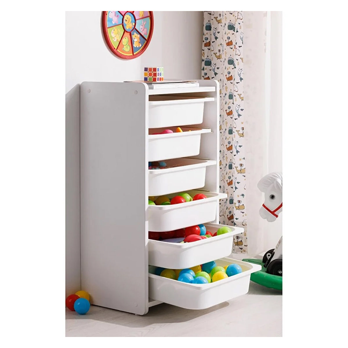 BabyWhen Toy Cabinet White BabyWhen Toy Cabinet White