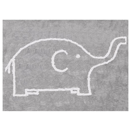 Baby Aratextil Carpet Cotton Elefante Grey/white 120*160 
