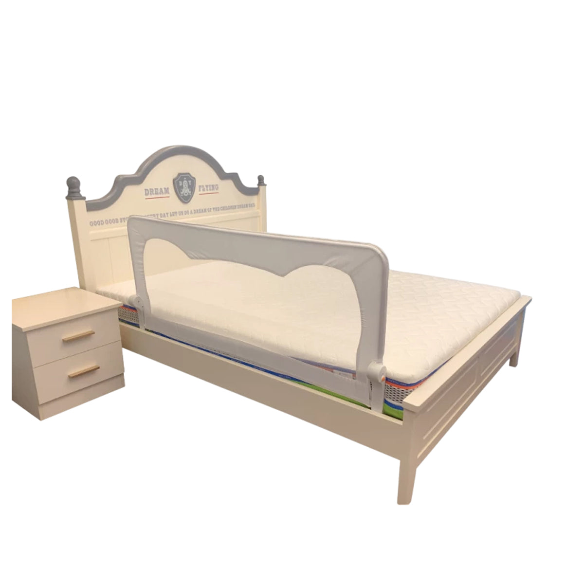 Baby Safe Bed Safety Rail Guard for Toddlers,Gray, 150 Cm Baby Safe Bed Safety Rail Guard for Toddlers,Gray, 150 Cm