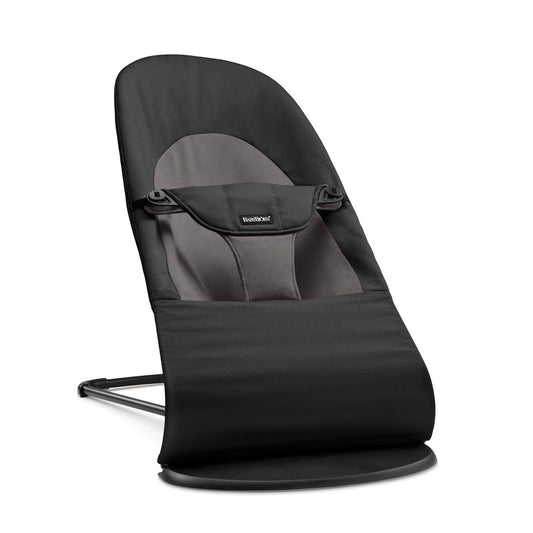 Babybjorn Bouncer Balance Soft, Woven - Black Dark Grey