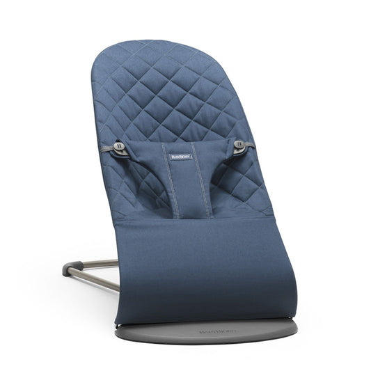 Babybjorn Bouncer Bliss-Woven, Classic quilt - Midnight Blue