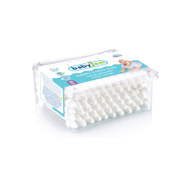 بيبي جيم - 60 قطعة من أعواد تنظيف الأذن للأطفال بيبي جيم - 60 قطعة من أعواد تنظيف الأذن للأطفال