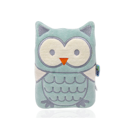 Babyjem Cherry Seeds Filled Velvet Colic Pillow Owl Green