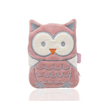 Load image into Gallery viewer, Babyjem Cherry Seeds Filled Velvet Colic Pillow Owl Rose