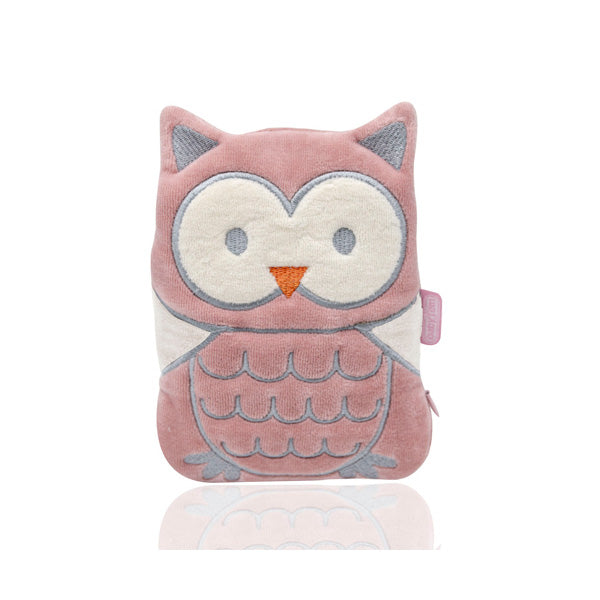 Babyjem Cherry Seeds Filled Velvet Colic Pillow Owl Rose