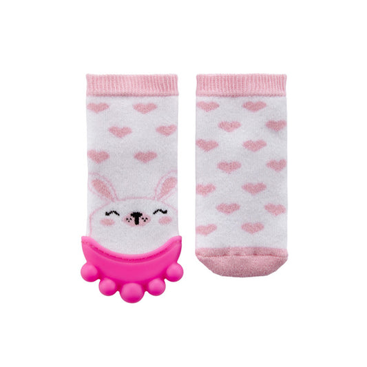 Babyjem Teehter Sock For Boys (06/12 Months) Pink