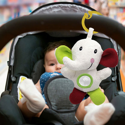 Babyjem Vibrating Baby Elephant Toy Red & Green Ear Beauty Box Babyjem Vibrating Baby Elephant Toy Red & Green Ear Beauty Box